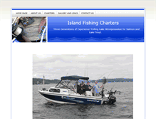 Tablet Screenshot of islandfishingcharters.com